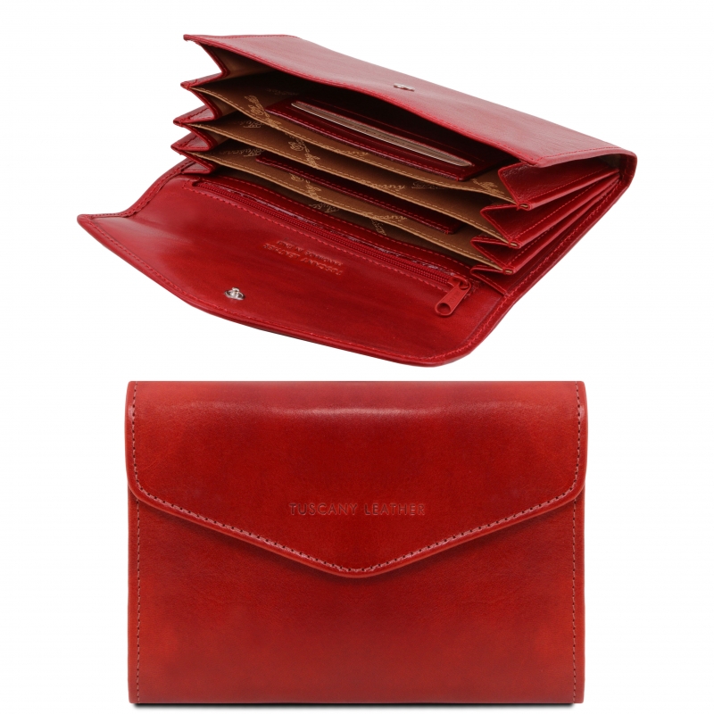 Damen Leder Geldbörse TL141786 rot Damen Leder Geldbörse TL141786 rot